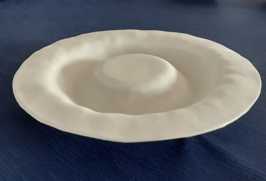 PIATTO GOURMET VULCANO Ø CM.31 EFFETTO ROCCIA