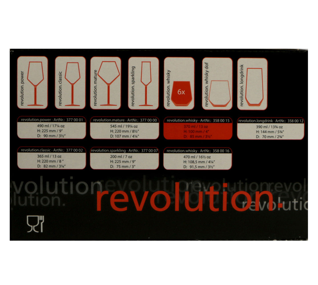 Stolzle lausitz revolution bicchiere acqua cl.37