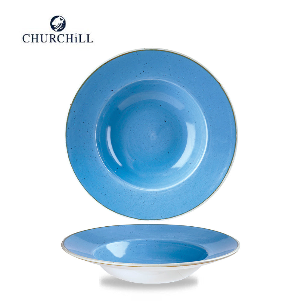 Piatto pasta stonecast cm.28 pasta bowl cornflower blue churchill