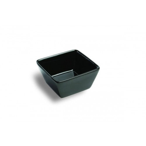 Party black ciotola quadra cm.12x12 h.6 ***