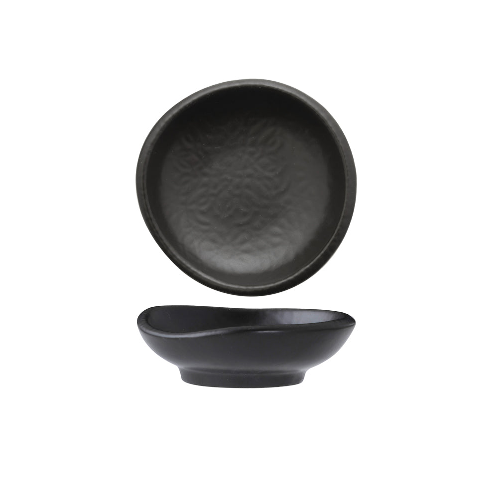 Coppetta tonda black matte ø cm.8 gural
