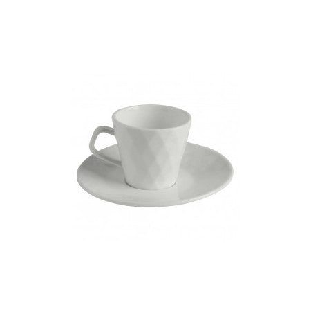 Tazza caffe' con piatto diamante cc.85 tognana ***
