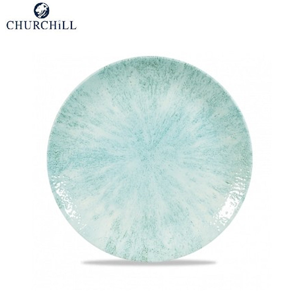 Piatto dessert studio prints stone cm.21,7 aquamarine