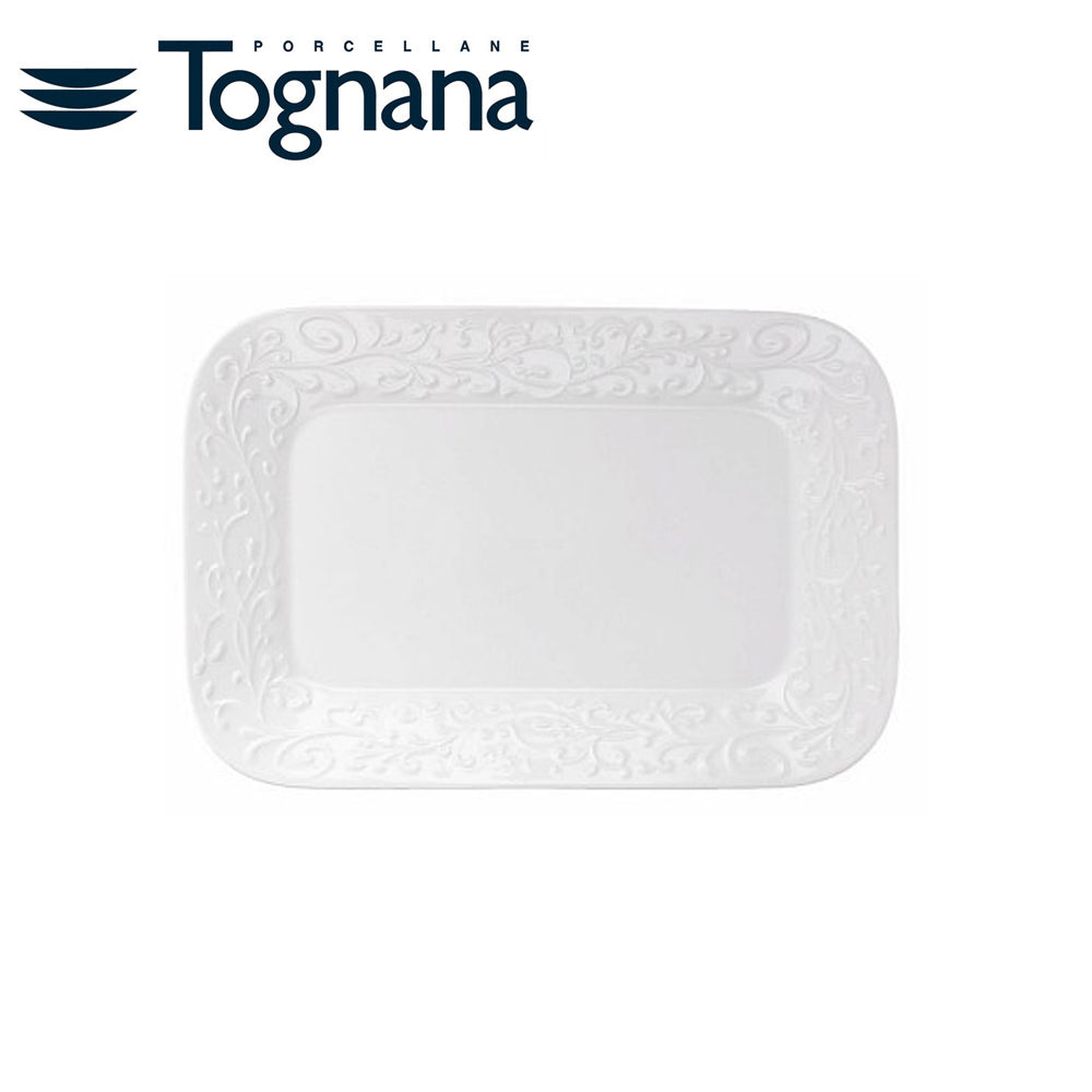 Piatto rettangolare jasmin cm.30,5x20,5 tognana