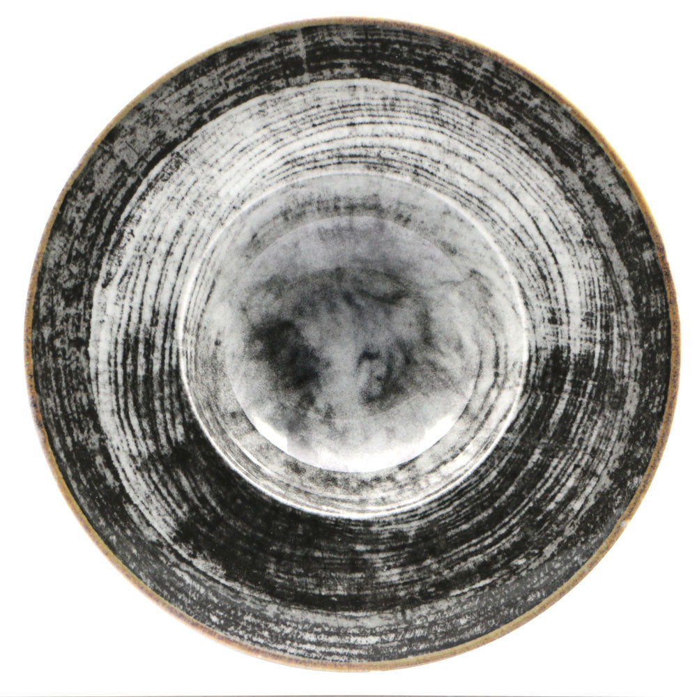 Piatto pasta napoli k-bowl black round cm.27.5 saturnia