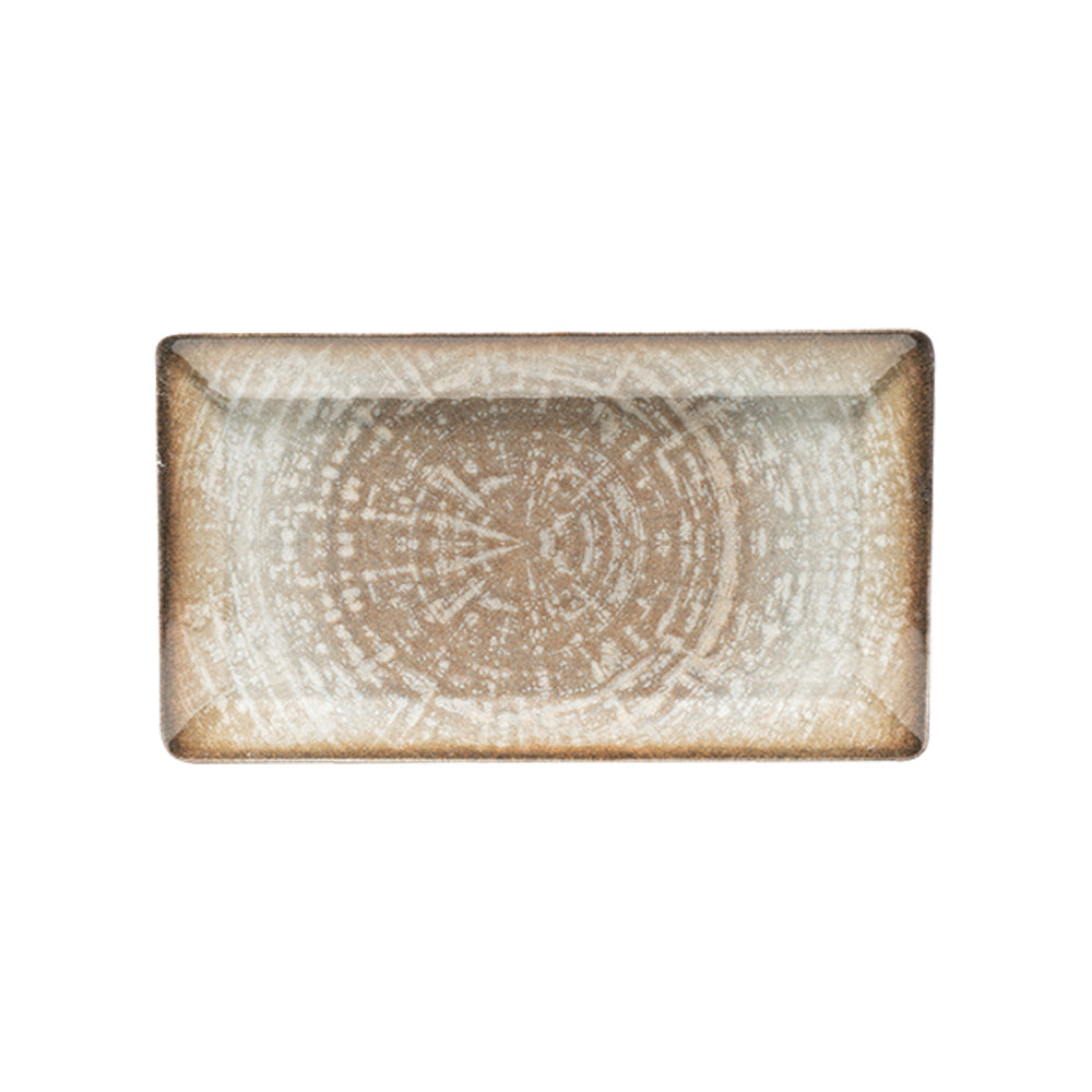 Piatto rettangolare crete cm.29x17,5 saturnia