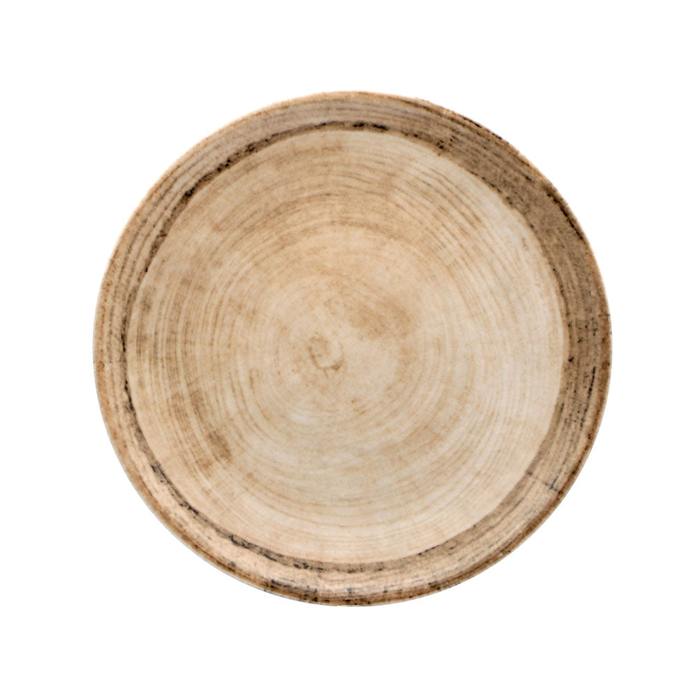 Piatto dessert tree tabacco cm.21 saturnia