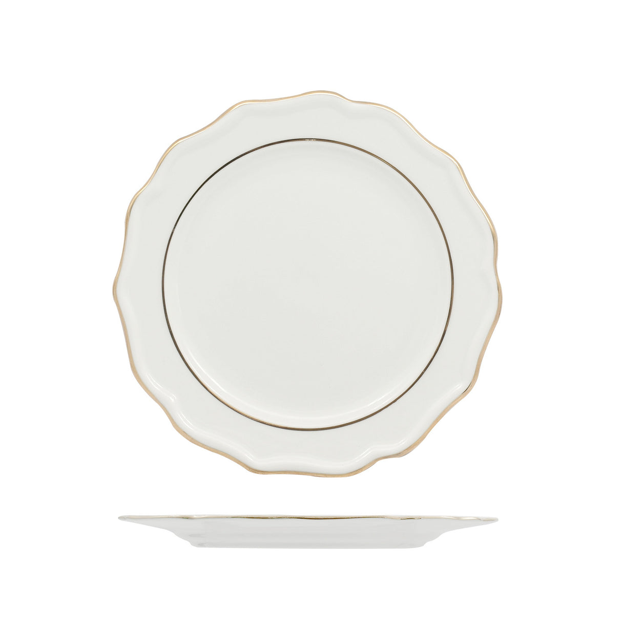 Piatto pane diana gold cm.17 fenixe