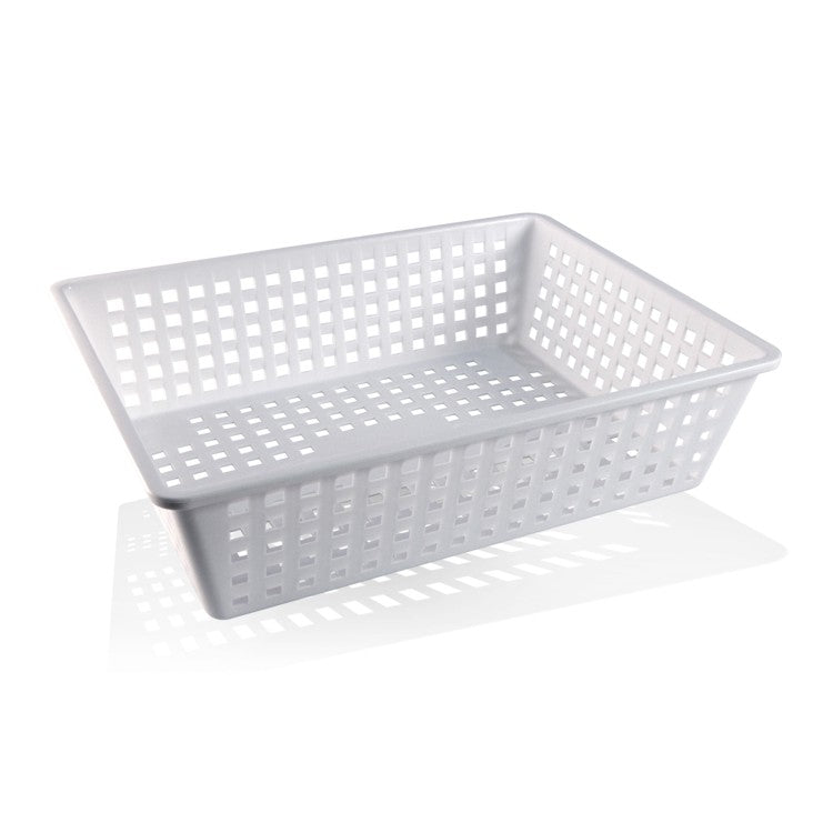 Cesta polipropilene rettangolare forata cm.50x34 h.11