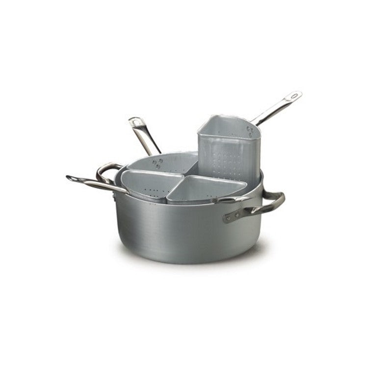 Casseruola alluminio cuocipasta 4 settori ø cm.40