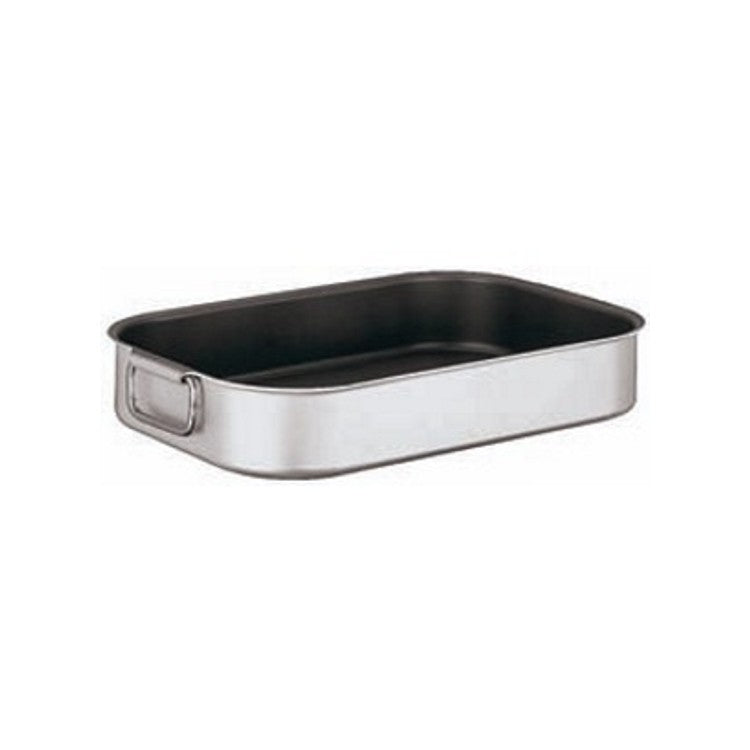 Tegame alluminio antiaderente rettangolare cm.45x30 h.7,5