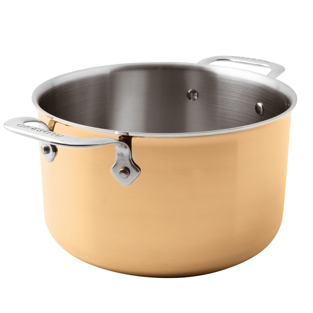 Casseruola rame alta 2 manici ø cm.24 lt.6.3