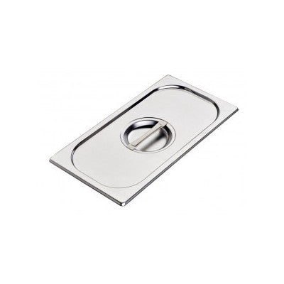 Coperchio inox gn.1/4 cm.26,5x16