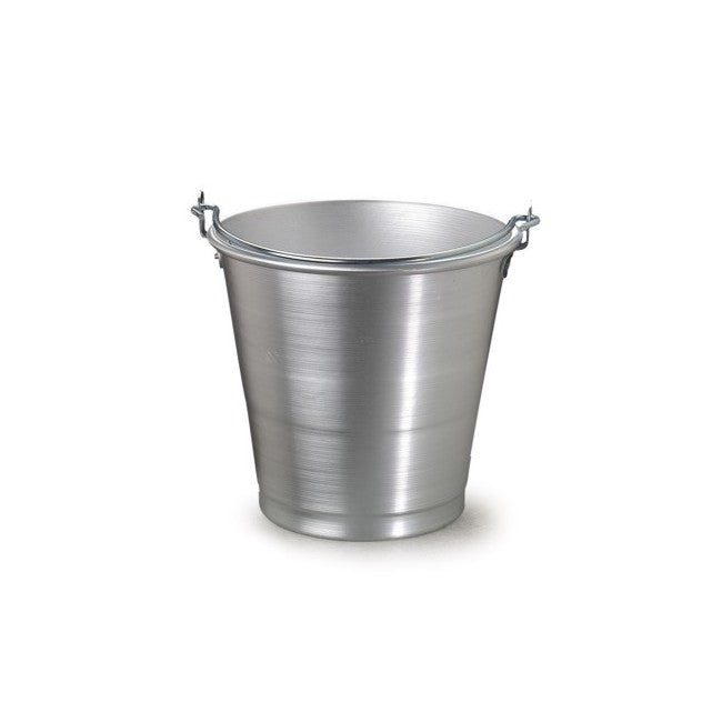 Secchio alluminio manico arco cm.24 lt.10