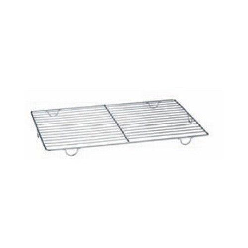 Griglia inox cm.60x40 h.2,5 con piedini