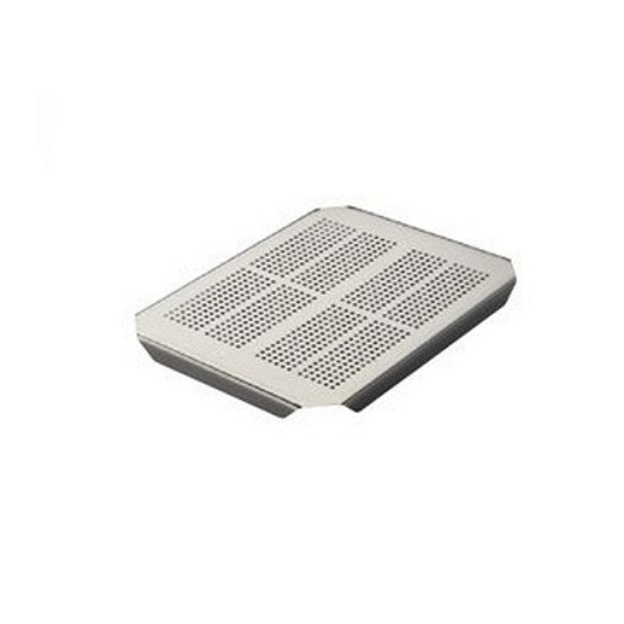 Griglia inox falso fondo forato 1/2