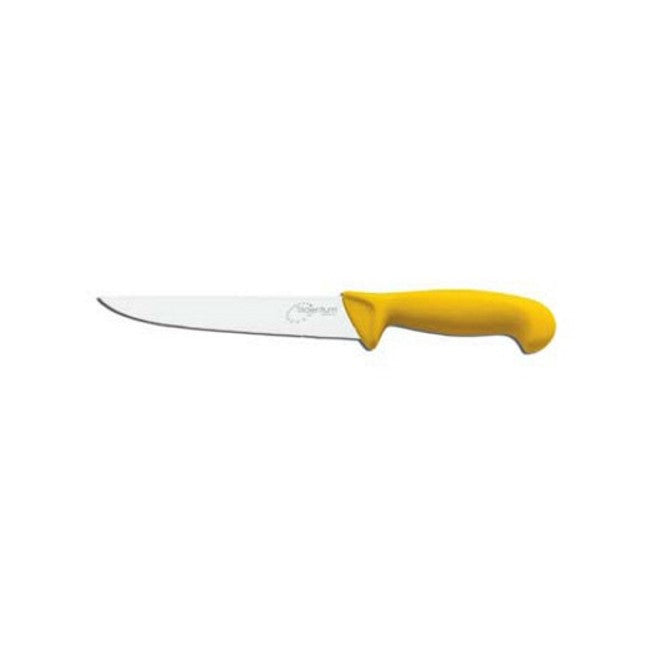 Coltello tridentum new line disosso cm.16 largo giallo