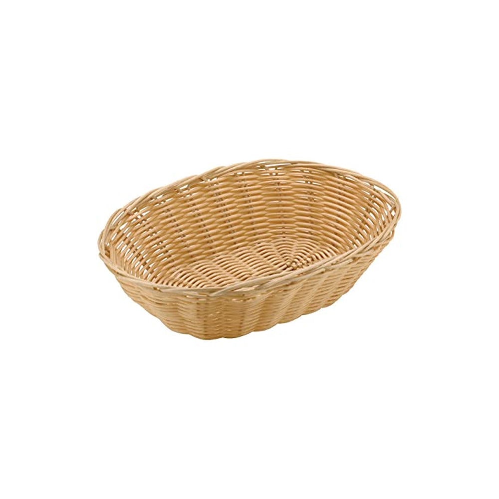 Cesto pane cm.23x15 h.6,5 ovale in polyrattan