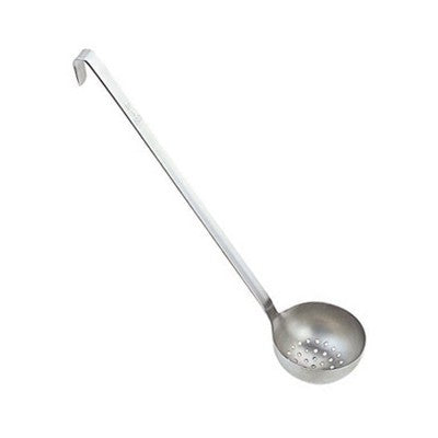 Mestolo inox unipezzo cm.16 forato paderno