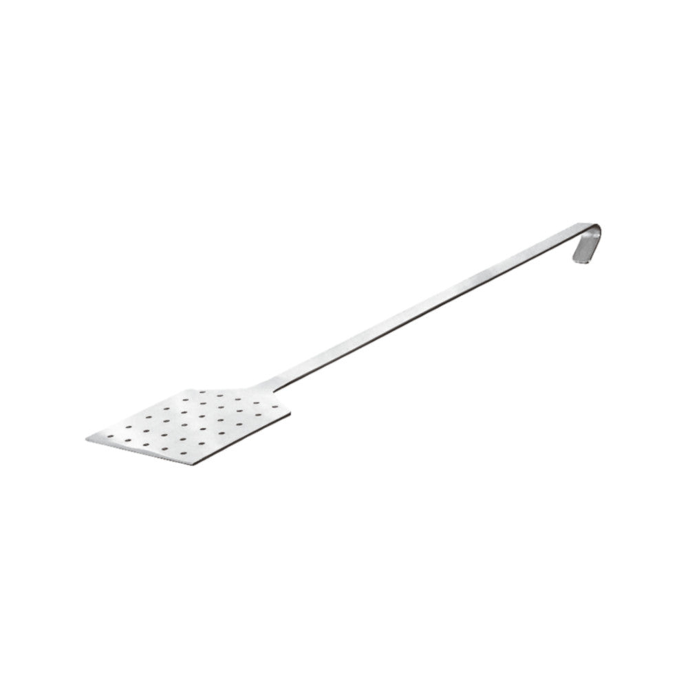 Paletta inox unipezzo cm.100 forata dritta a ridurre paderno