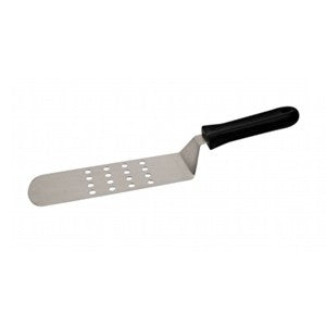 Spatola inox cm.24x7,2 per hamburger forata paderno