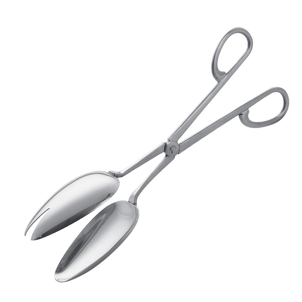 Pinza inox forbice cm.24 per insalata forgiata piazza
