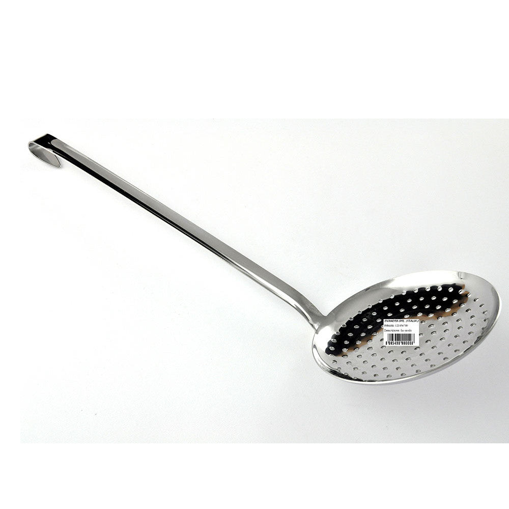 Schiumarola inox unipezzo pesante cm.11