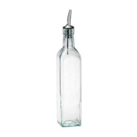 Oliera vetro con tappo versatore cl.25