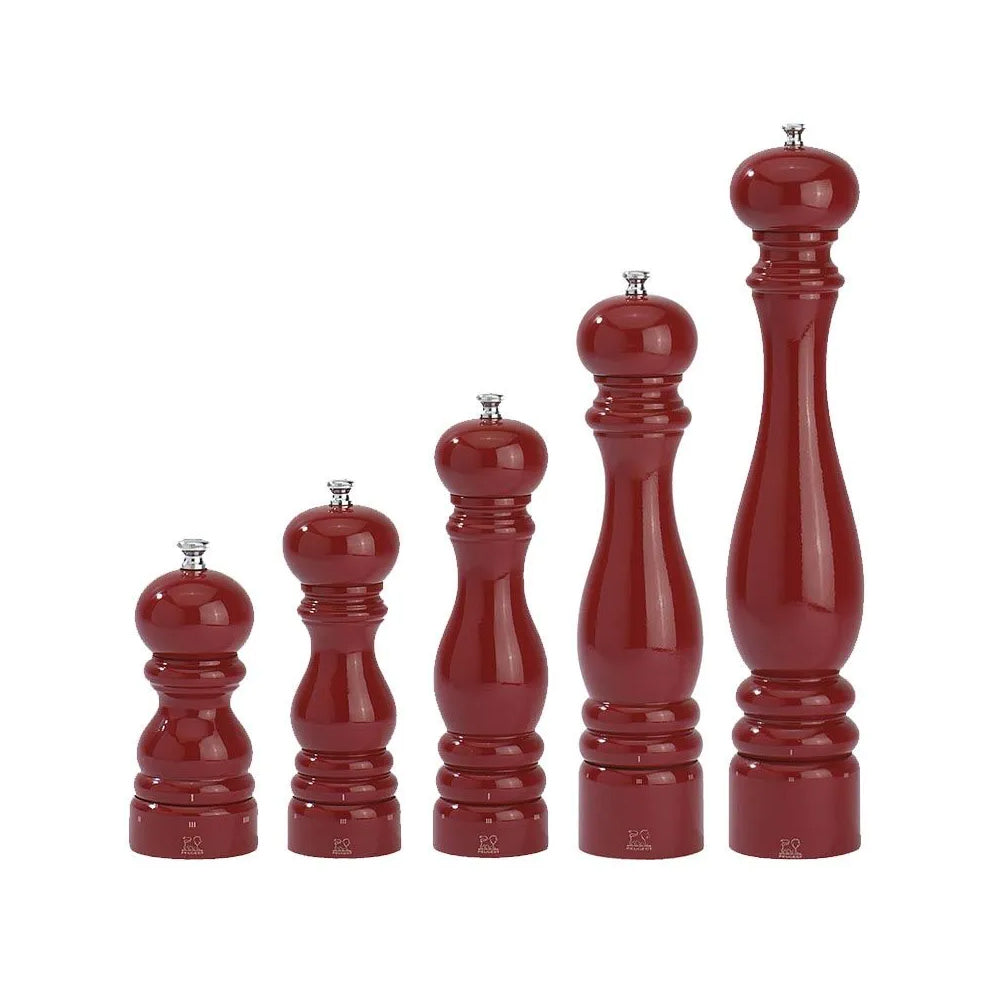 Macinapepe legno paris cm.30 pepe faggio laccato rosso peugeot