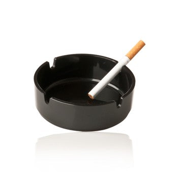 Posacenere plastica nero cm.8