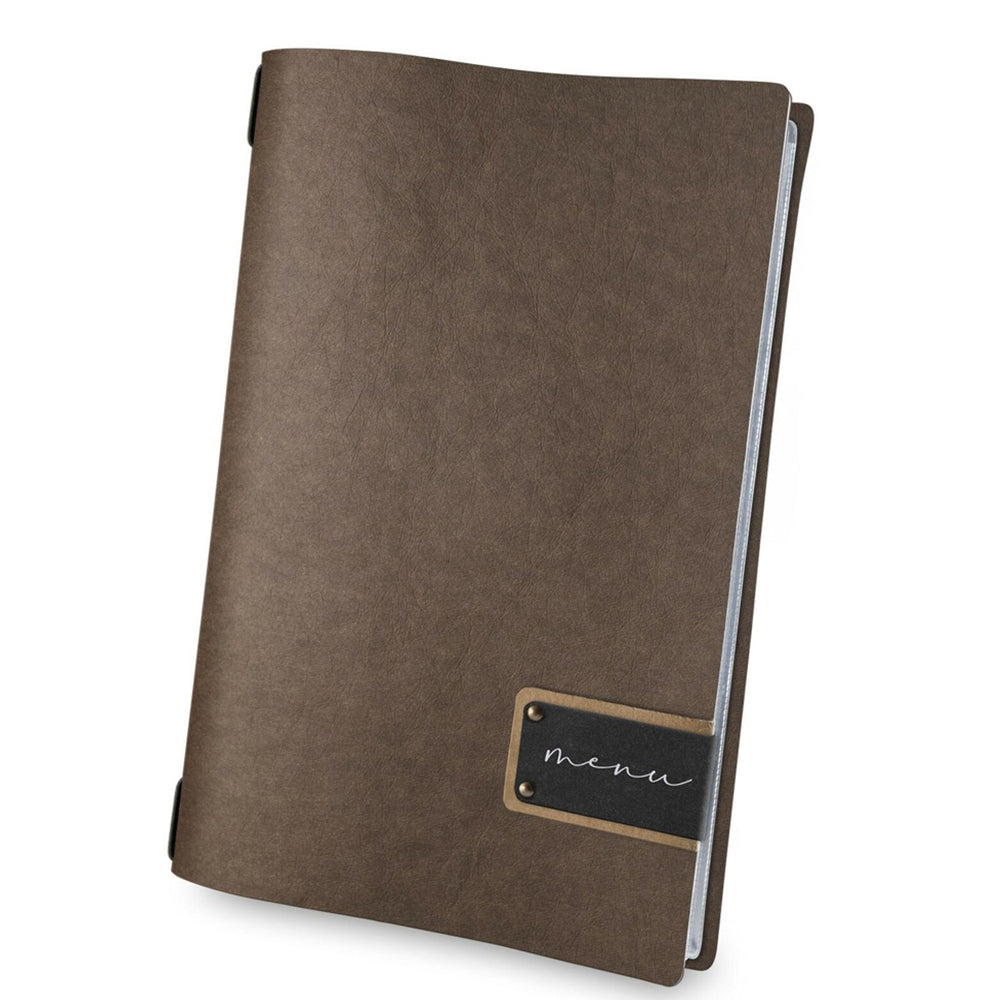 Portamenu' eco moda cm.17,3x31,8 marrone formato 4re