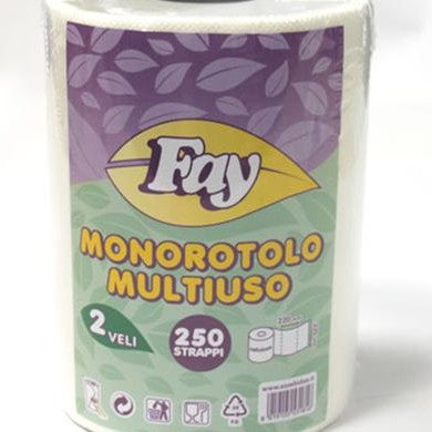 Rotolo carta cellulosa 400 strappi 2 veli pz.1