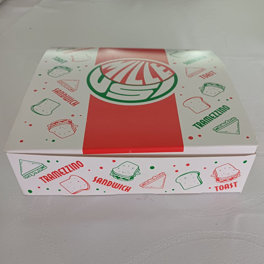 Tasca per tramezzini salva-freschezza cm.16x16 pz.500