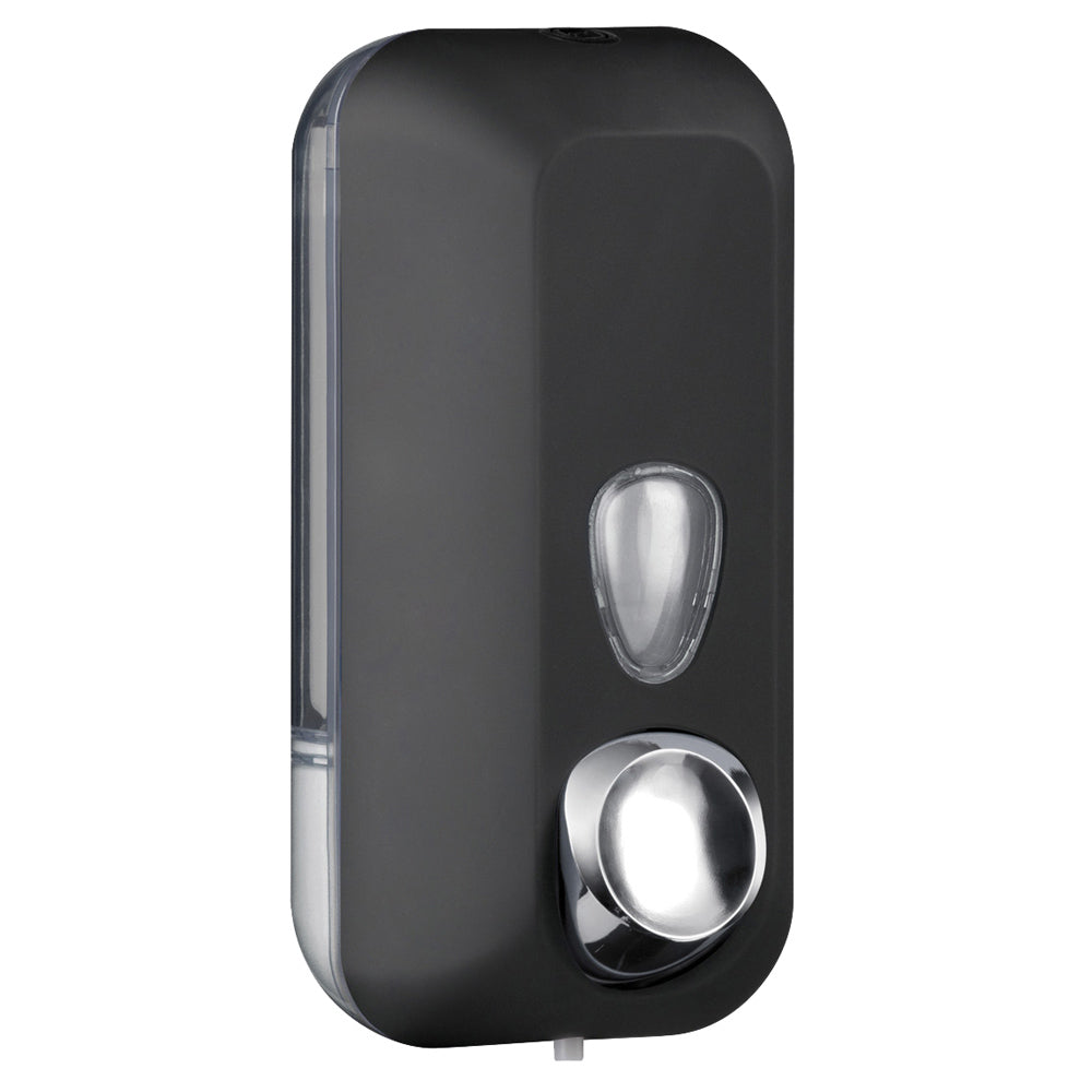 Dispenser sapone liquido "soap r plus" nero lt.0,55