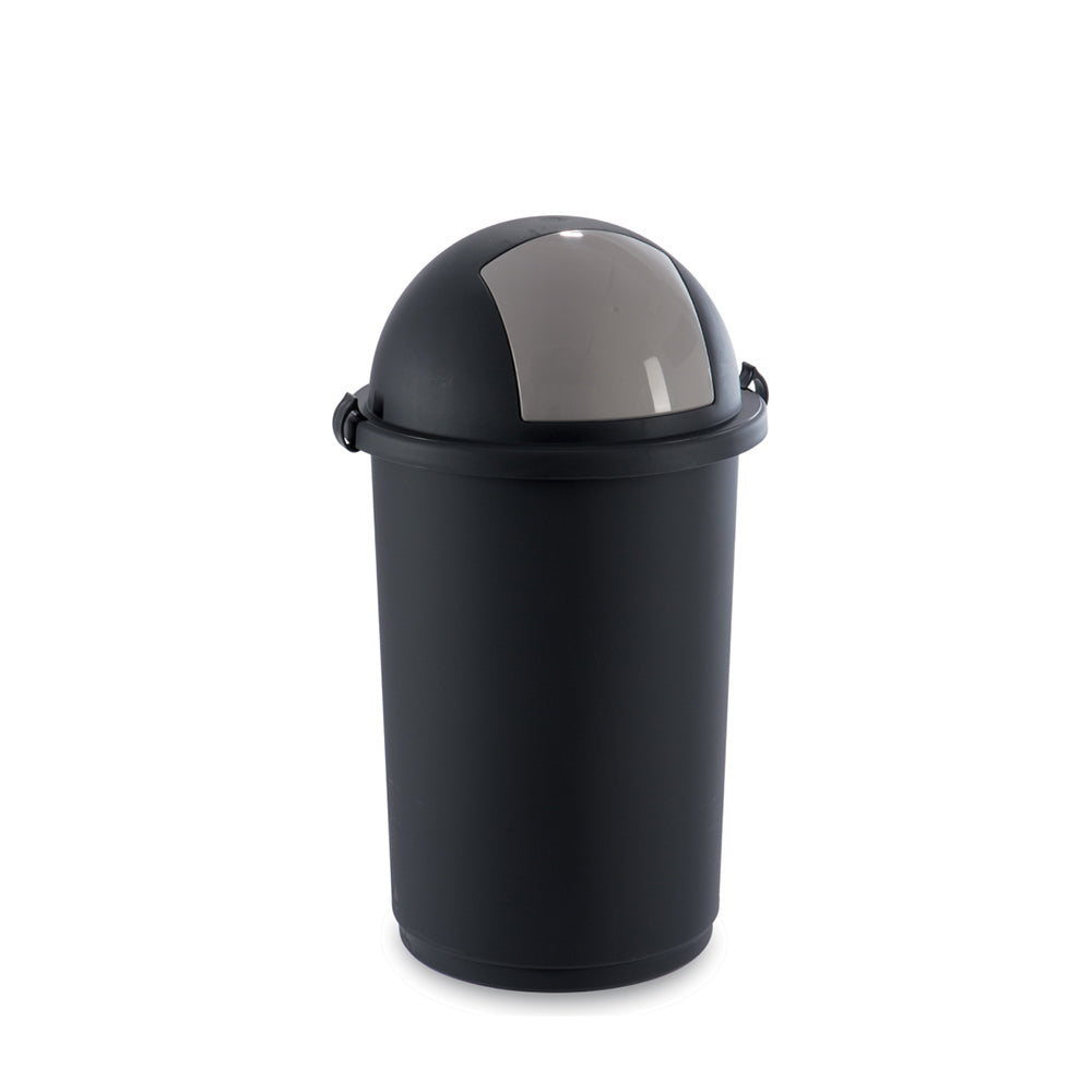 Pattumiera push a molla ø cm.41 h.75 grigio