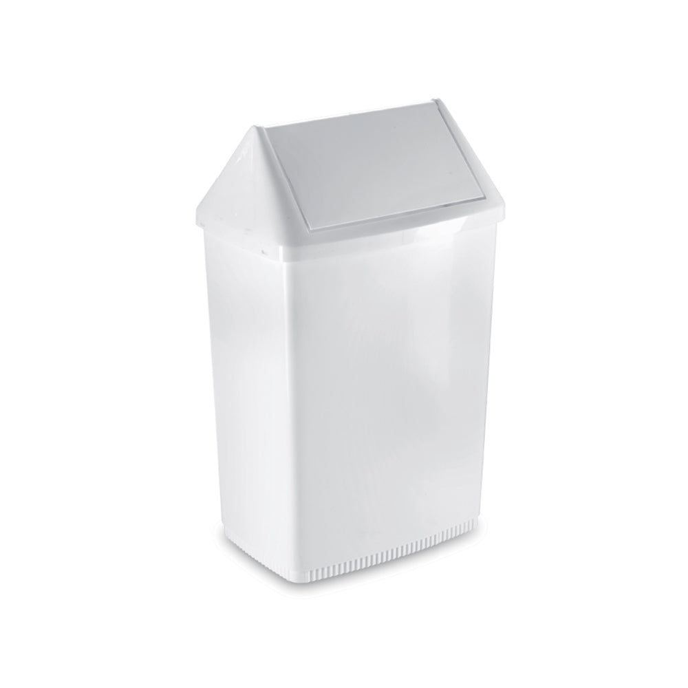 Pattumiera plastica caroline con coperchio oscillante cm.38x26 h.65