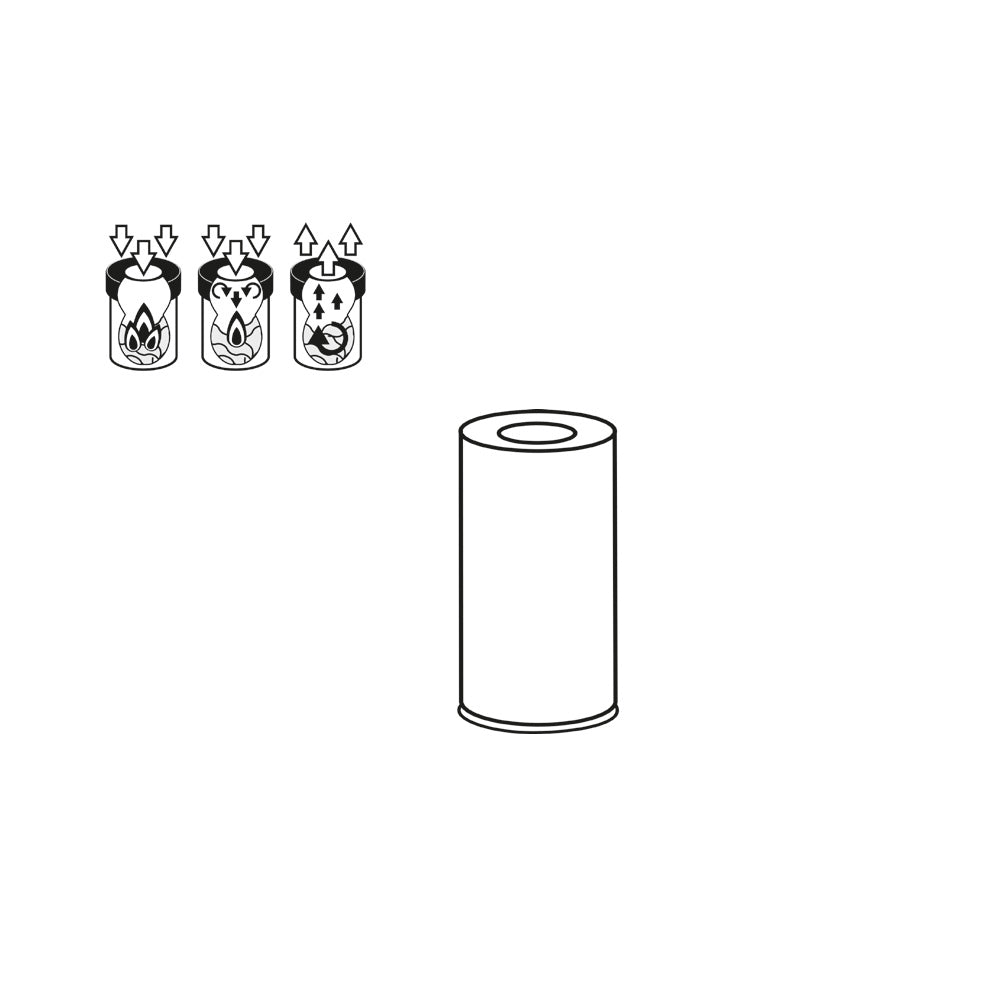 GETTACARTE AUTOESTINGUENTE CM.25X35 INOX SATINATO A/544