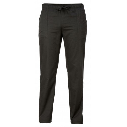 Pantalone cuoco alan nero con elastico