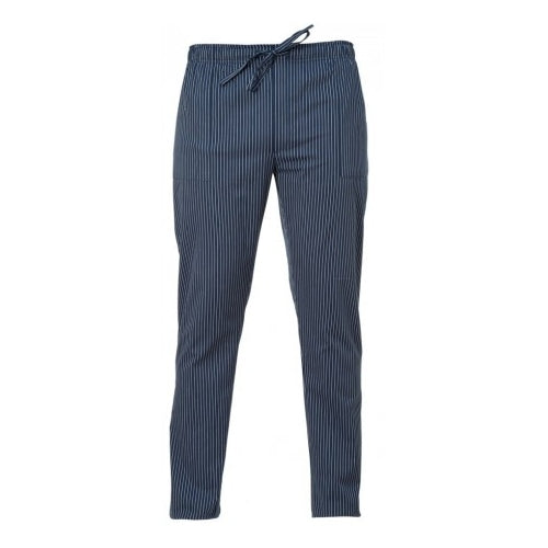 Pantalone cuoco enrico con elastico blu