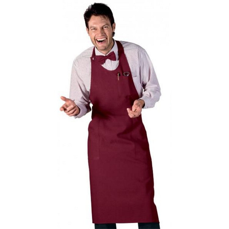 Grembiule sommelier bordeaux con tasca