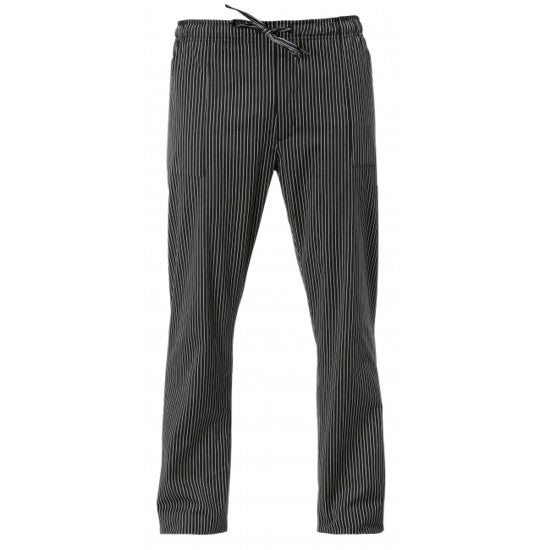 Pantalone cuoco enrico con elastico nero