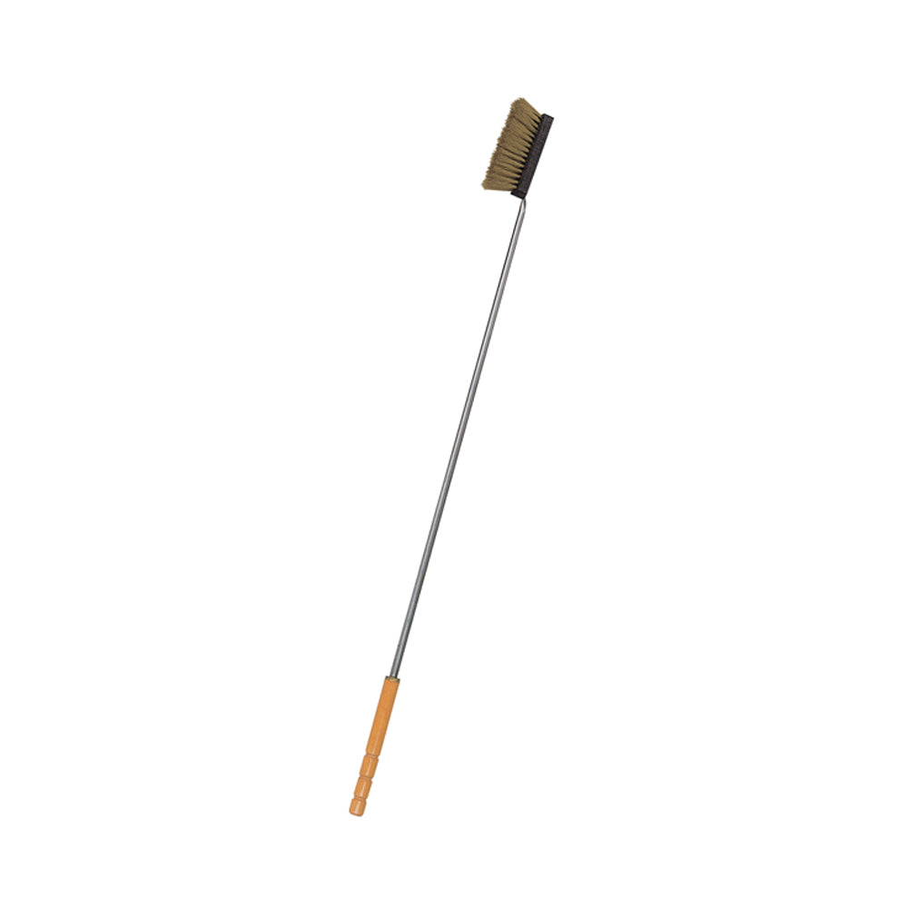 Spazzolone pulizia forni cm.16x5,5 h.150 setola ottone