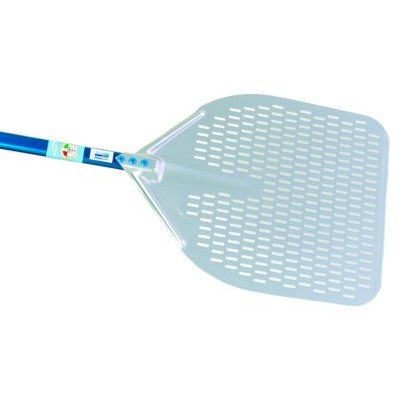 Pala azzurra alluminio asolata cm.33x33 h.184