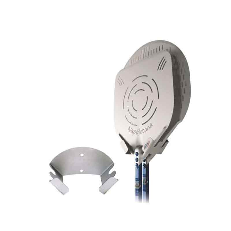 SUPPORTO PALE PARETE ALLUMINIO 2 POSTI