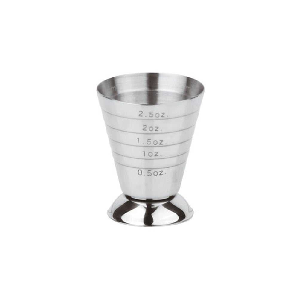 Misurino jigger inox con base da ml.15 a ml.75