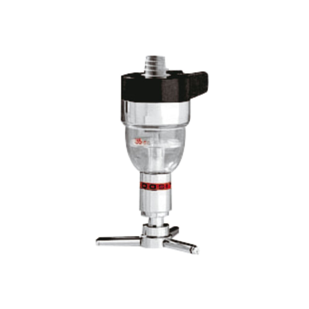 Dosatore cromato con raccogli goccia ml.40