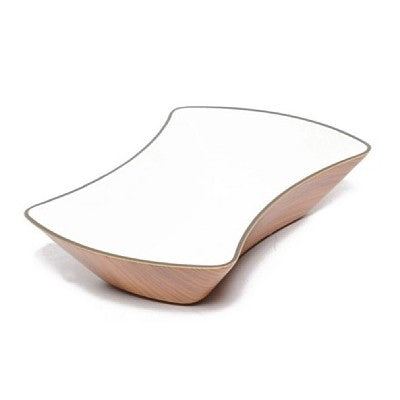 Ciotola plastica puzzle mogano/crema