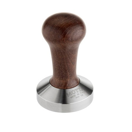 Pressacaffe' inox manico legno cm.5,2 piano