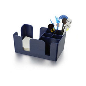 Portatovaglioli plastica bar nero caddy cm.24x15 h.11