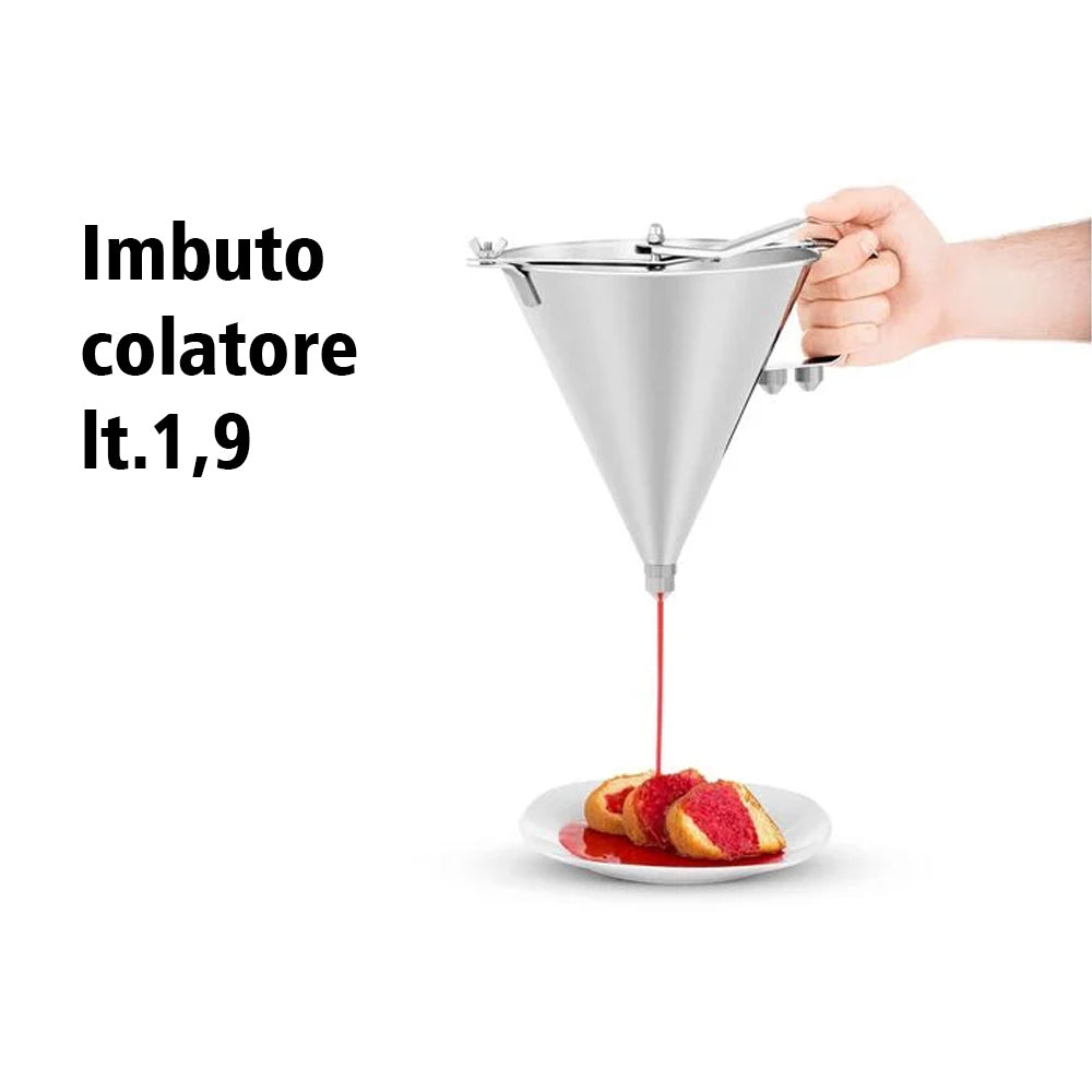 Imbuto colatore inox lt.1.9 eva